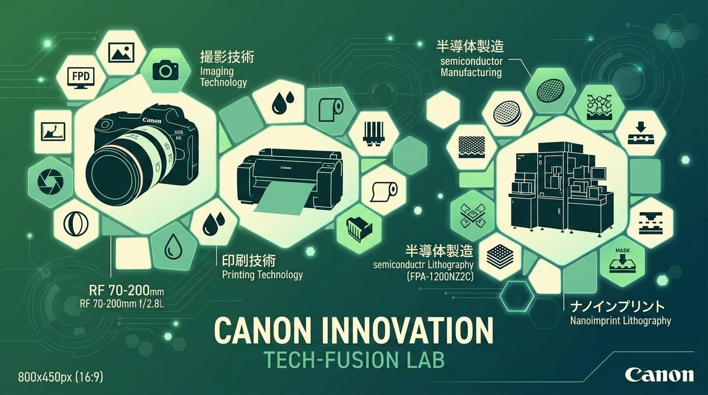 キヤノンの図解研究インフォグラフィック