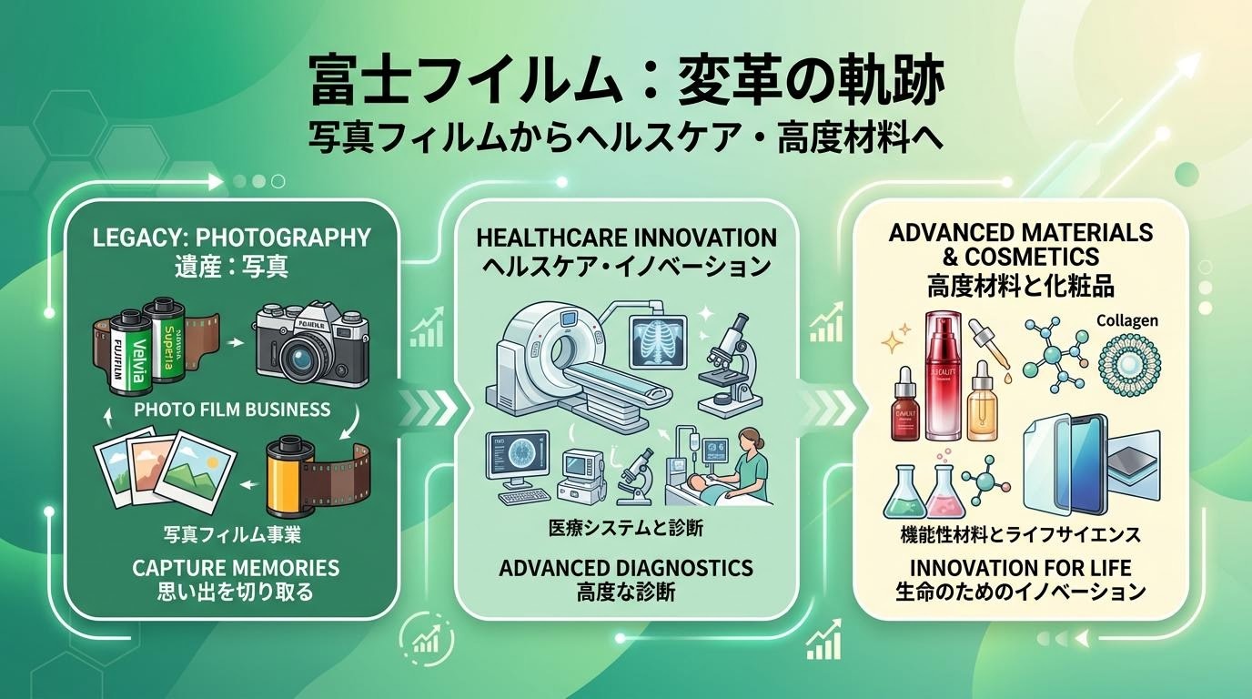 富士フイルムの視覚学習インフォグラフィック